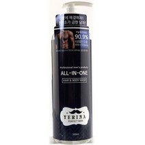 바쁜 남성 올인원 케어 바디워시+헤어워시(500ml) 모공 맨 아빠 남자