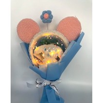 산리오 인형 LED 조명 꽃다발, 블루+시나모롤