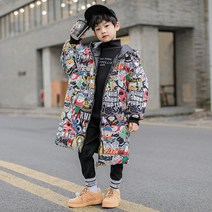 땡쎄일 당일배송 성은홀릭 주니어남아 양면 원더플 롱패딩 패딩점퍼