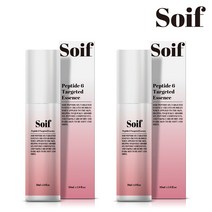 소이프 펩타이드 6 타겟티드 볼륨 에센스 30ml / 6가지 펩타이드 바르는 보톡스 보르피린 병풀추출물 함유된 필러 세럼 앰플, 2개