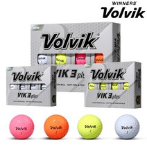 볼빅 [볼빅정품] VIK3 plus 빅3 플러스 프리미엄 골프공 3피스, VIK3 PLUS_옐로우