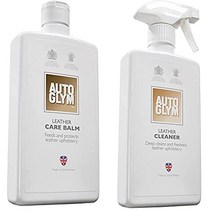 AUTOGLYM (자동 그림) 가죽 케어 밤 [정규 수입품] & 가죽 클리너 [정규 수입품] [세트 구입]