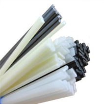 플라스틱 용접봉 범퍼 수리 ABS/PP/PVC/PE 용접 스틱 50 개 납땜 용품 그레이 화이트 블랙 베이지 색상, [02] PE