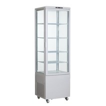 (주)한국와이오티 RT-235L 업소용 사면유리 냉장쇼케이스, 화이트(WHITE)