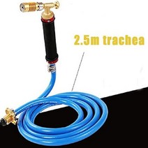 용접 토치 액화 프로판 가스 전자 용접 토치 기계 납땜 요리 난방용 2.5M, 한개옵션0