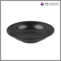 [돌산멜라민] 체크(흑) - 짜장기 (업소용그릇 멜라민그릇 예쁜그릇 식당접시 멜라민볼 멜라민찬기 검정색그릇), 1개, 블랙 대 (DS-7787)