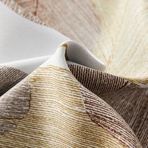 호텔식 암막 가림막 우풍 커튼 중문 BILEEHOME 현대적 잎 인쇄 거실 침실 창 처리 블라인드 드레이프 아이 방