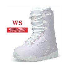 스노우보드 슈즈 스노보드 부츠 하이탑 신발 빠른 착용, F WS 화이트 타이 경도 6