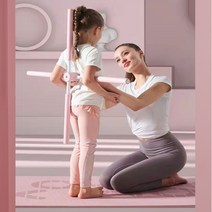 십자봉 올바른핏 요가바디스틱 방구석 홈트왕 만능스틱 짐스틱 스트레칭바 튜빙바 전신운동, No.01 십자핏 핑크