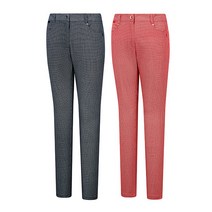 비티알 BTR 골프 여성 봄 체크 패턴 바지 리체타(여) BPP9058W