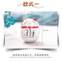 세라믹 마네 키 네코 홈 장식 만화 일본 행운의 고양이 텀블러 풍수 포춘 동상 방 액세서리, 04 1