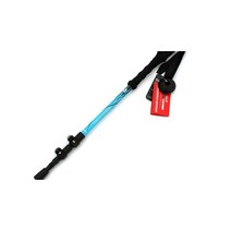 7075 미끄럼 방지 핸들 목발 트레킹 폴 댐핑 워킹 스틱 폴 alpenstock 스키 하이킹 트레킹용, 푸른