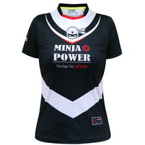 업튼 UPTON 이월상품 민턴자객 민자파워 블랙 여성용 배드민턴의류