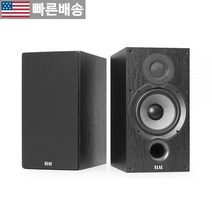 [엘락 정품] ELAC Debut 2.0 B6.2 북쉘프 스피커 블랙 552815, Pair