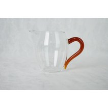한차원 브라운 손잡이 크리스탈 숙우350ml