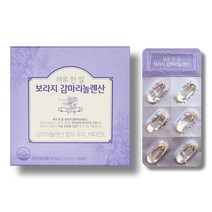 여성 건강을 위한 하루 한 알 보라지감마리놀렌산, 60캡슐, 3개