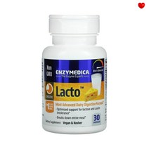 엔자이메디카 Lacto 락토 30캡슐 아밀라아제 아밀레이스 프로테아제 리파아제 락타아제 말타아제 셀룰레이스 글루코아밀라아제 인베르타아제 알파갈락토시다아제