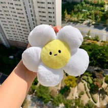 떨샵 스마일 데이지 꽃 인형 키링 가방고리 자동차키홀더 열쇠고리