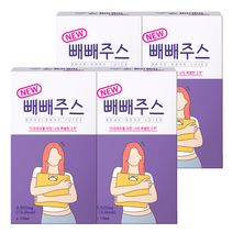 New 뉴 빼빼주스 14일 독소제거 디톡스 블루베리맛 사은품 증정, 4개(2개월)