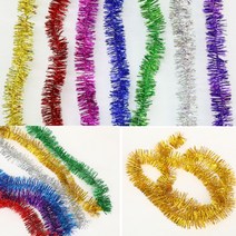 홍콩모루 철사모루 1줄 국산제품 크리스마스트리 크리스마스모루 성탄트리 반짝이줄, 2.홍콩모루, 초록