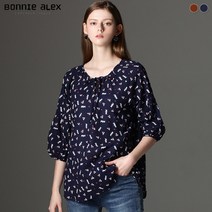 보니알렉스 보니알렉스(BONNIE ALEX) 솔티 라운드 퍼프 블라우스 (택가격:49000원)