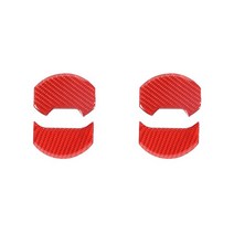 탄소 섬유 에어컨 환기구 커버 쉐보레 카마로 2012-2015, 02 Red Carbon Fiber