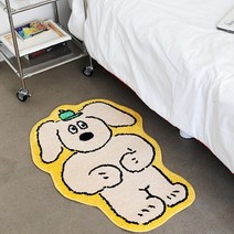 강아지 모양 발매트 주방 거실 미니러그 아이방 매트 현관매트 욕실 발닦개 발수건 센스있는 집들이 선물 인싸템, 찰리(50X79cm)