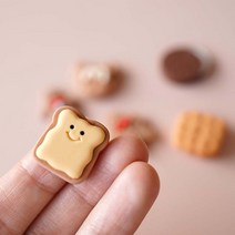 [올리브덴] 데코덴파츠 진저맨 쿠키시리즈 탑로더꾸미기 재료 탑꾸파츠, 식빵