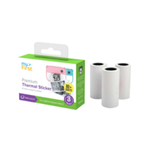 마이퍼스트 카메라 인스타 어린이 키즈 프린트 카메라 전용 인화지 (3롤 1세트), 스티커형 3롤