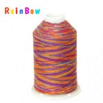 신상품/new)이쁜 무지개실/60수3합/30수 3합/무지개사/레인보우사/rainbow /재봉실/일반재봉용/스티치 장식, 60수3합