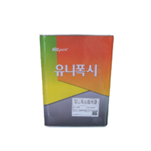 KCC 유니폭시라이닝(R)주제-녹색 회색 투명 24kg 인테리어 빈티지 바닥 투명 에폭시 녹색 회색 무용제 유니폭시 도막두께 3mm 전문가용, 유니폭시희석제(신너) 17L