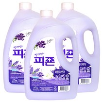빨래엔 피죤 섬유유연제 퍼플라벤더 본품용기 3000ml 일반/드럼겸용, 3개