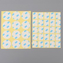 조각 양면테이프 원형 사각 다용도활용, 원형 26mm, 타입