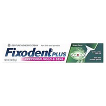 Fixodent Control Denture Adhesive Cream Plus Scope Flavor 2 oz (Pack of 5) 미국직송