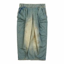 메종 마르지엘라 명품메종 페이디드 데님 스커트 SI0MA0006 S30561 975 SI0MA0006S3056197501