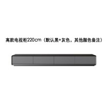 TV 거실장 텔레비전 정리함 블랙 북유럽 인테리어, TV 캐비닛 2.2m 높이 25cm