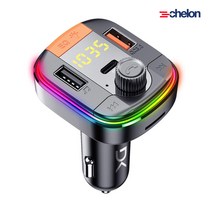 무선카팩 블루투스카팩 자동차 USB 전압 볼트게이지 디키트 KN330S