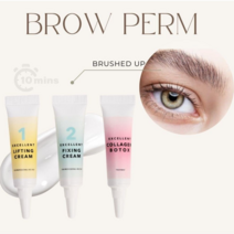 BROW PERM 눈썹펌 브로우펌 펌제 속눈썹펌 BROW LIFTING, 펌3제 COLLAGEN BOTOX