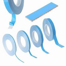51025M Roll Length 8/10/12/20mm Width Thermal Conductive Tape Double Side Insulation Adhesive For Ch, 01 Blue_02 25m x 5mm_01 0.2mm