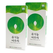 바른팜스 함양 유기농 여주차 30g (사각) x 2개 국내산 여주열매차