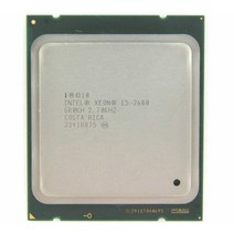 [해외]Intel Xeon E5 2680 프로세서 2.7GHz 20M 캐시 8GT s LGA 2011 SROKH, 한개옵션0
