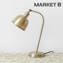 엔틱 테이블 스탠드 골드 LED 단조명 감성 침실 무드등 독서등 홈데코 [마켓비정품], 마켓비 HEIRI 엔틱골드 단스탠드