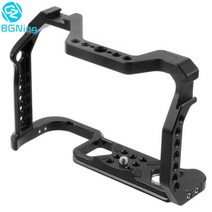 셀프촬영 브이로그 BGNing-알루미늄 합금 카메라 케이지 캐논 EOS R5 R6 보호 프레임 SLR DSLR 비디오 리그용 1/4 인치 나사 구멍 포함