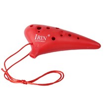 알티에리 피콜로 악기 irin 12 홀 플라스틱 alto c ocarina flute for music lover and 초보자, 푸른