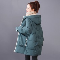 Mao여성 면직물 재킷 중간 길이 겨울 신사복 작은 패딩 자켓 코트 두꺼운 코튼 패딩 자켓