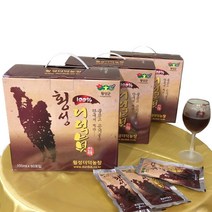 횡성더덕농장 농가직거래 횡성더덕진액 3박스 100%더덕 즙 90ml 180포, 더덕즙3박스, 90ml/60포