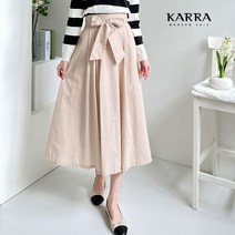 카라 KARRA 랩리본하프밴딩플레어스커트 KB3SSK010A