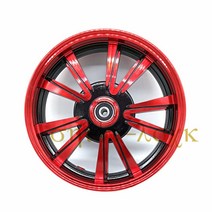 컨버터 변환기 호환 부품 모터 10 인치 전면 및 후면 스틸 림 아이언/알루미늄 휠 허브 2.15-10 100cc 전기, Front wheel5