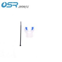 스쿠버 다이빙 안전 실리콘 마우스피스 레귤레이터 2 단계 스노클링용, 01 Clear-Blue