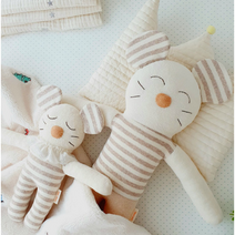 유기농 쥐애착인형 블라블라 남자아기애착인형 오가닉 아기 장난감, 아기 쥐야